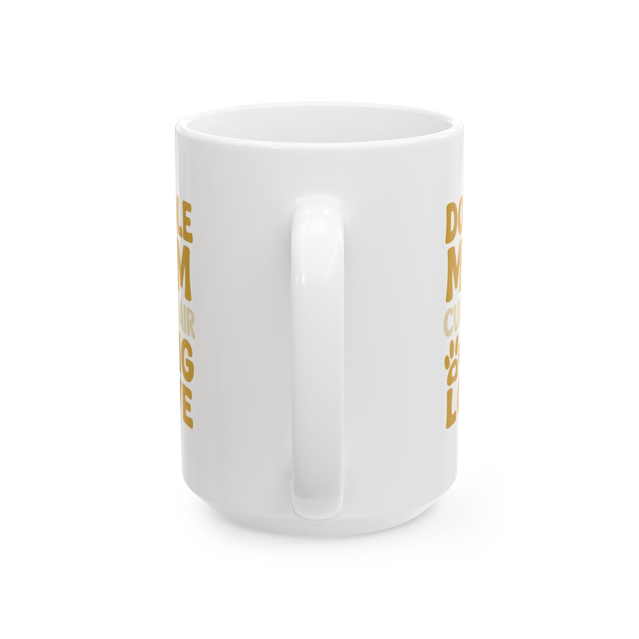 Doodle Mom Curly Hair Big Personality Coffee Mug | Gift for Mom | Ceramic Mug