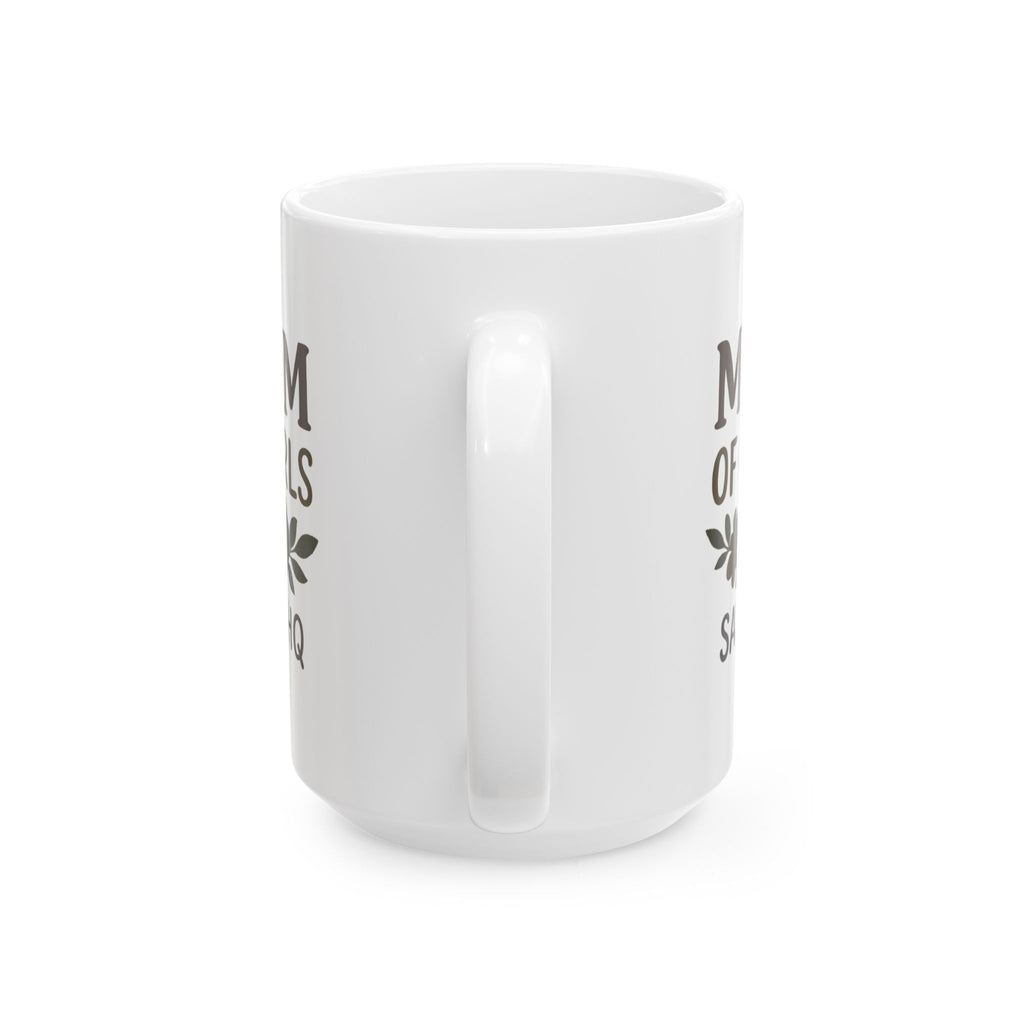 Three Girls One Mom Send Coffee Coffee Mug | Funny Girl Mom Gift | Ceramic Mug
