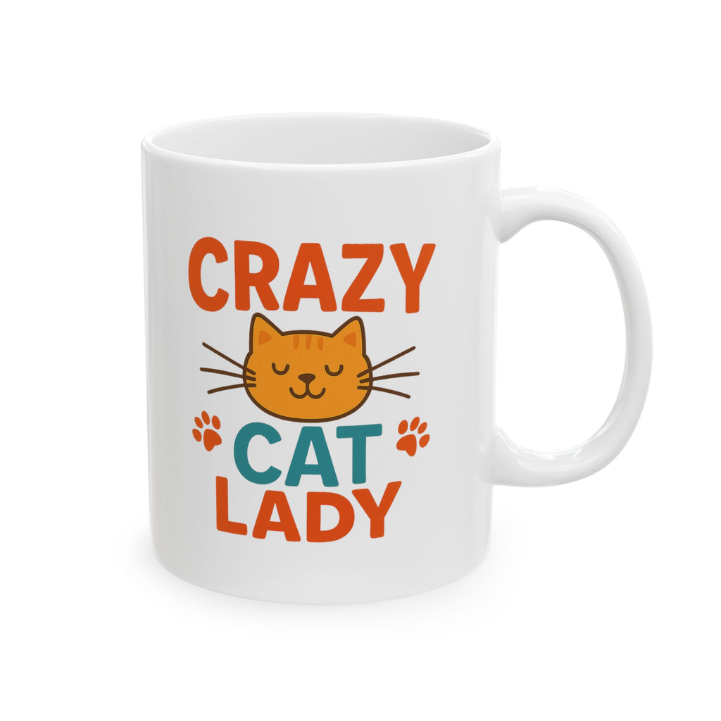 Official Crazy Cat Lady Card Carrying Member Coffee Mug | Cat Humor | Ceramic Mug