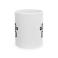 Dog Dad Paw Print Coffee Mug | Dog Lover Gift | Ceramic Mug