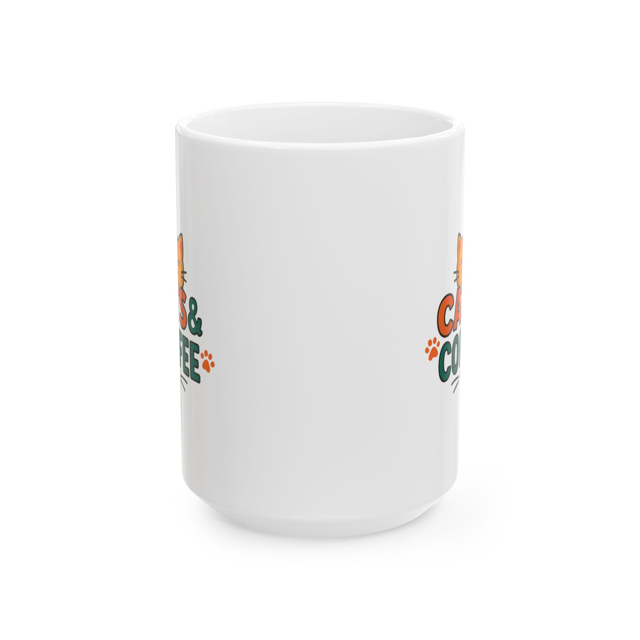 Mornings Are Better With Coffee And Cats Coffee Mug | Cat Mom Humor | Ceramic Mug