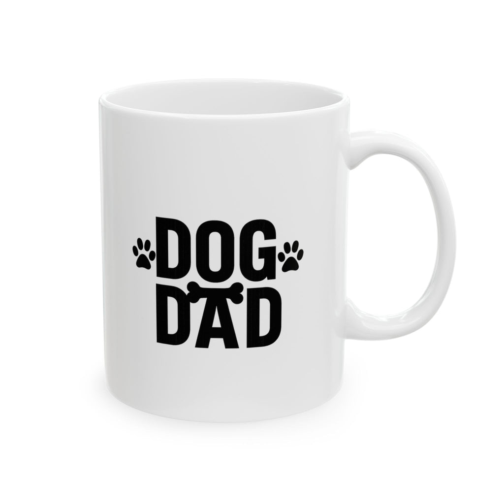 Dog Dad Paw Print Coffee Mug | Dog Lover Gift | Ceramic Mug