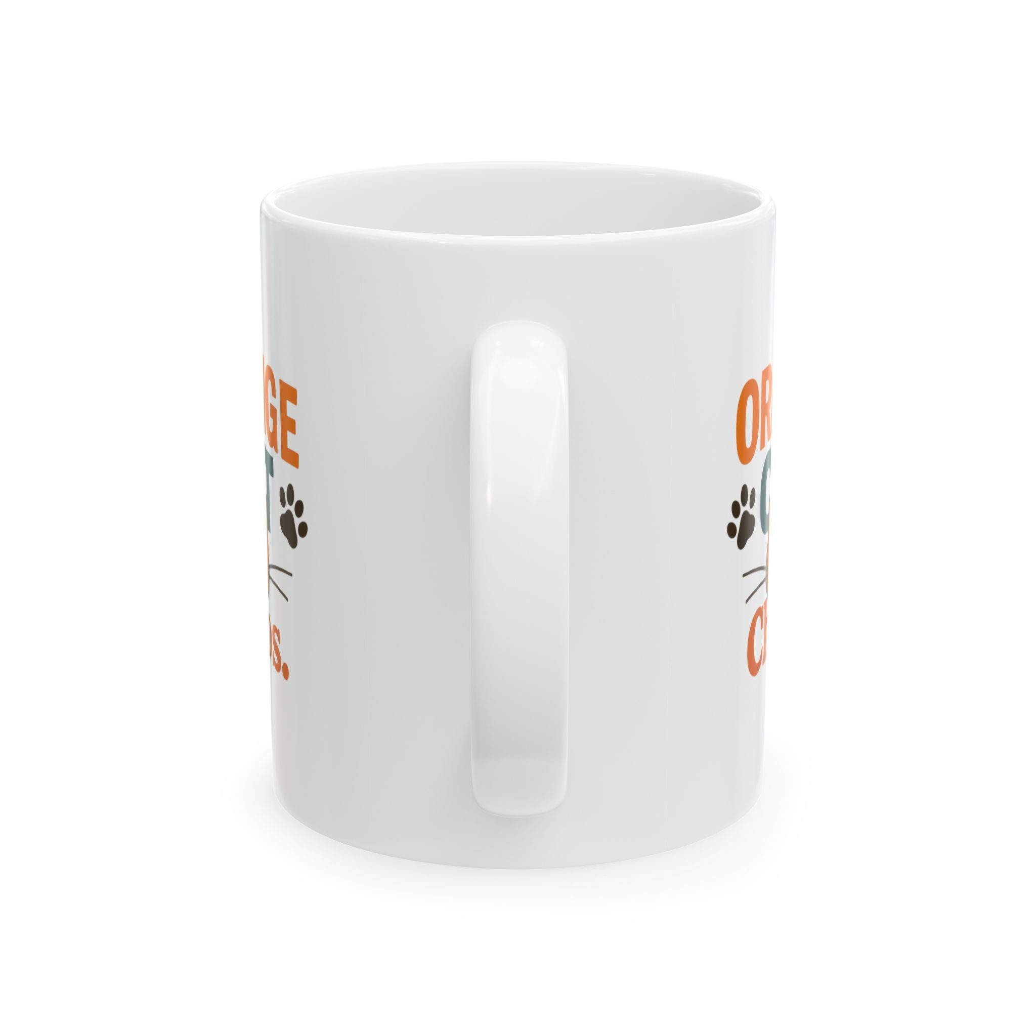 Orange Cat Owner Know The Chaos Coffee Mug | Funny Cat Gift | Ceramic Mug