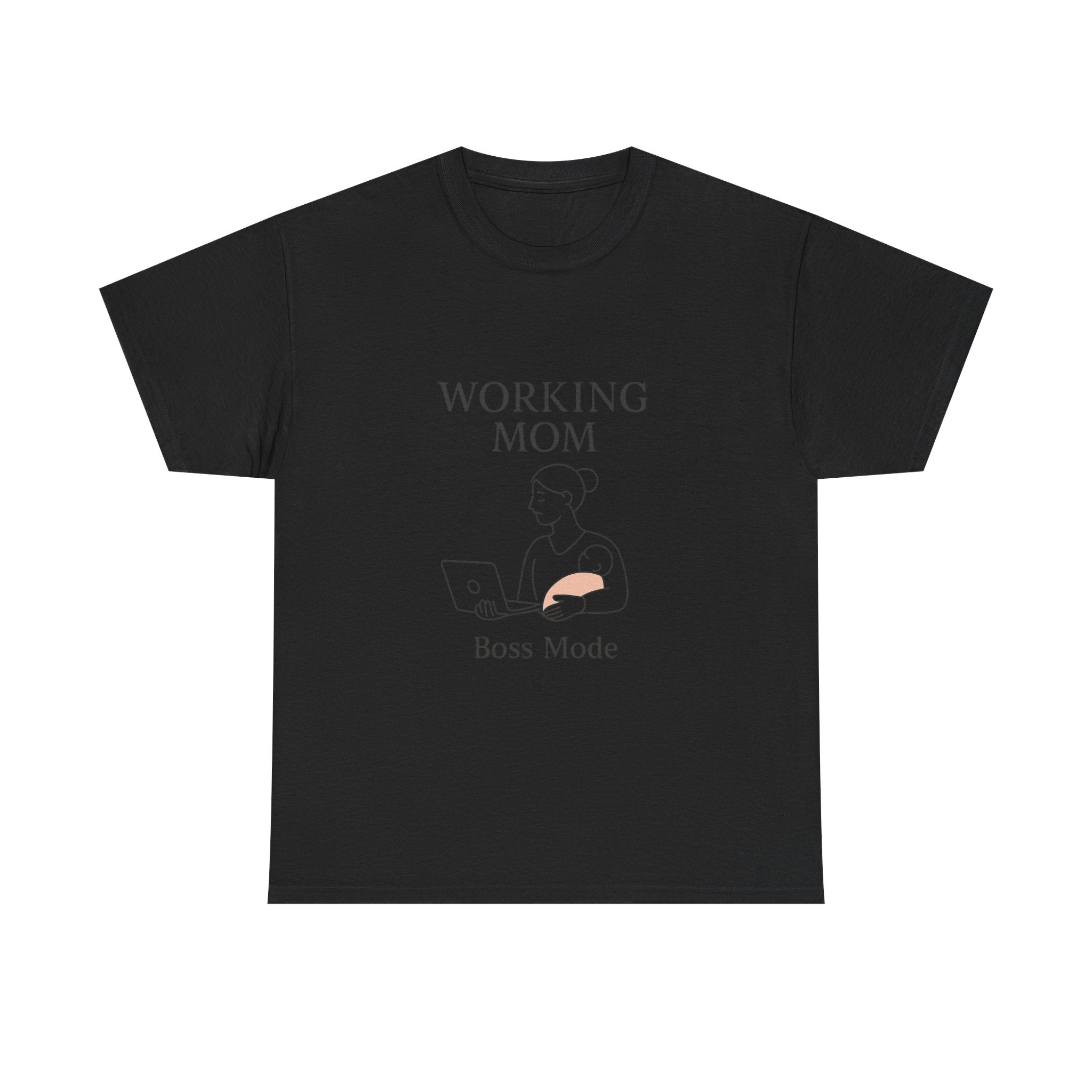Working Mom Boss Mode On T-Shirt | Funny Mom Humor | Graphic Tee