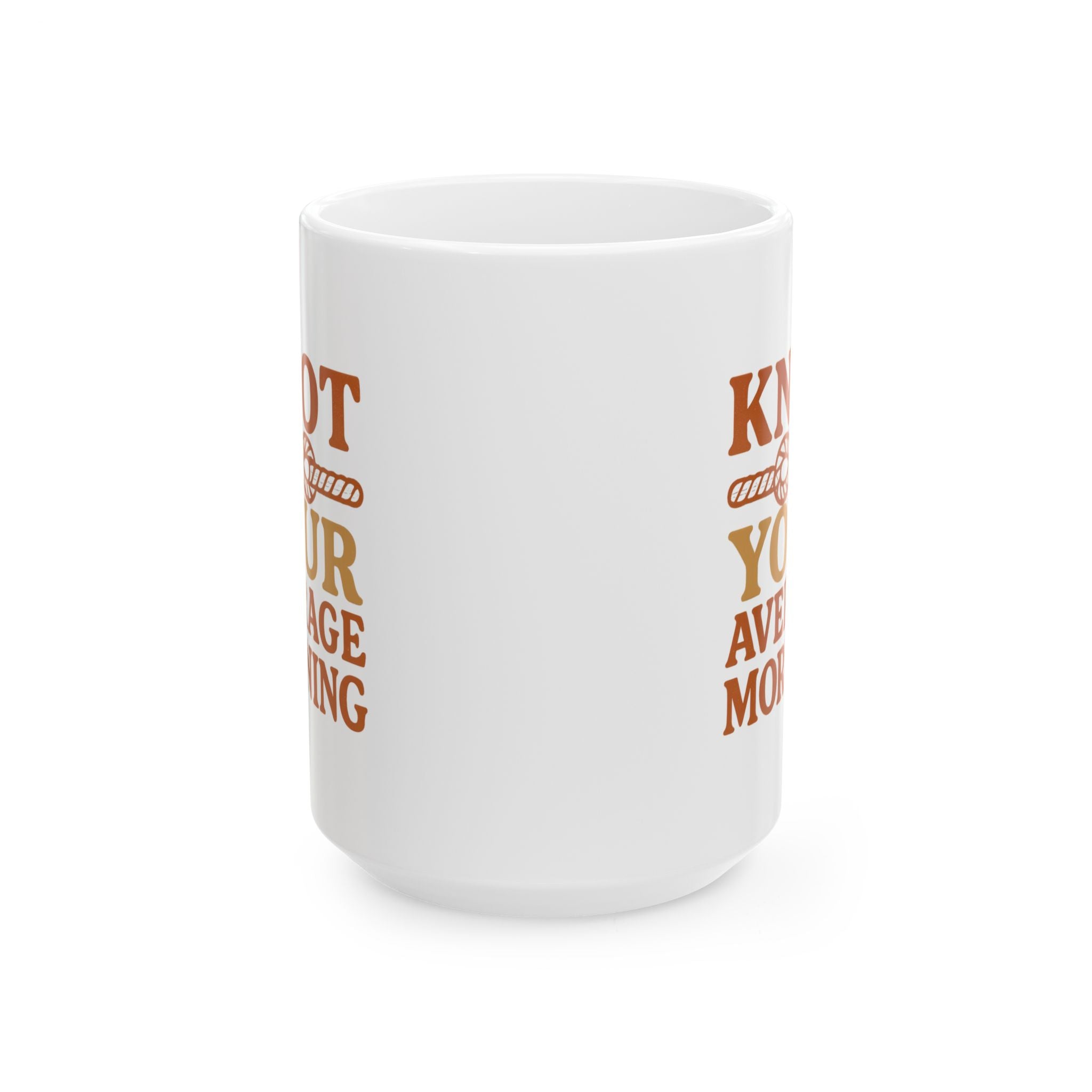 Macrame Artist Knot Your Average Morning Coffee Mug | Unique Gift | Ceramic Mug