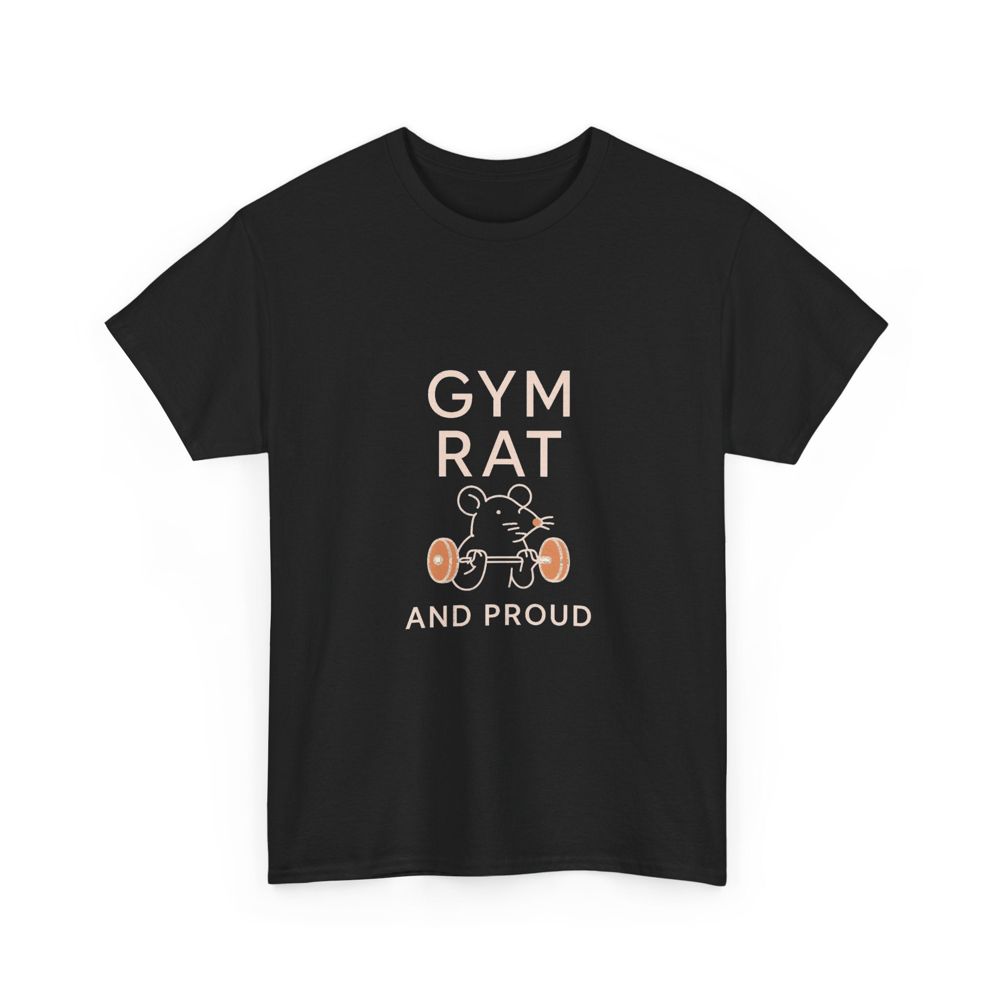 Full Time Gym Rat Part Time Human T-Shirt | Funny Fitness Humor | Graphic Tee