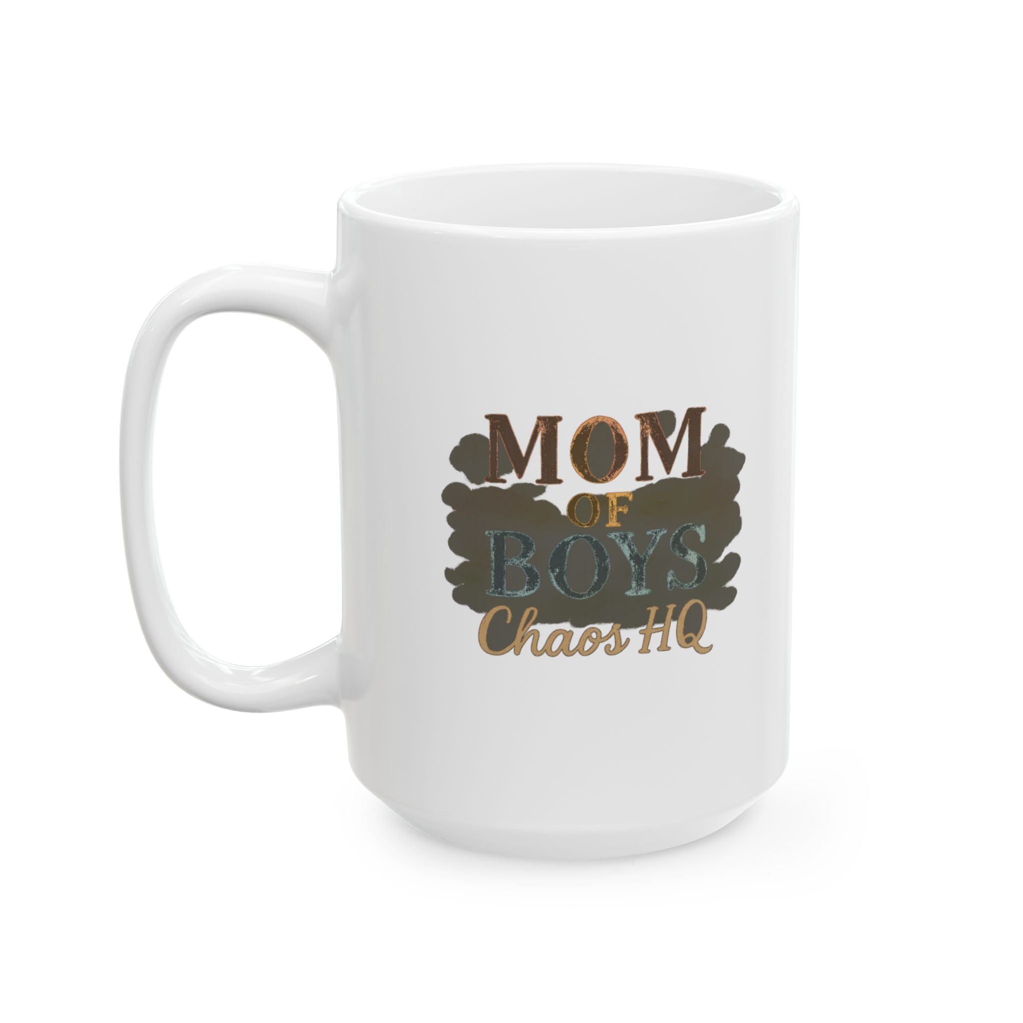 Mom Of Boys Built Tough Coffee Mug | Boy Mom Gift | Ceramic Mug