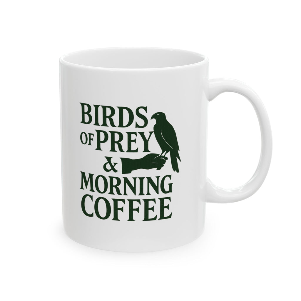 Falconer Birds Of Prey And Morning Coffee Coffee Mug | Coffee Lover Gift | Ceramic Mug