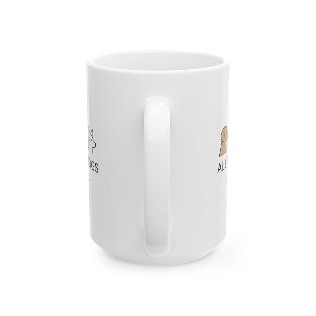 Outnumbered By Dogs And Loving It Coffee Mug | Multi Dog Owner Gift | Ceramic Mug