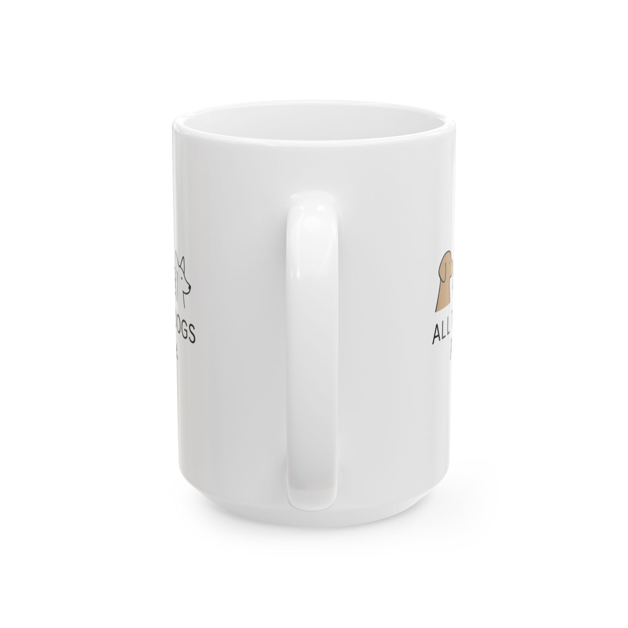 Outnumbered By Dogs And Loving It Coffee Mug | Multi Dog Owner Gift | Ceramic Mug