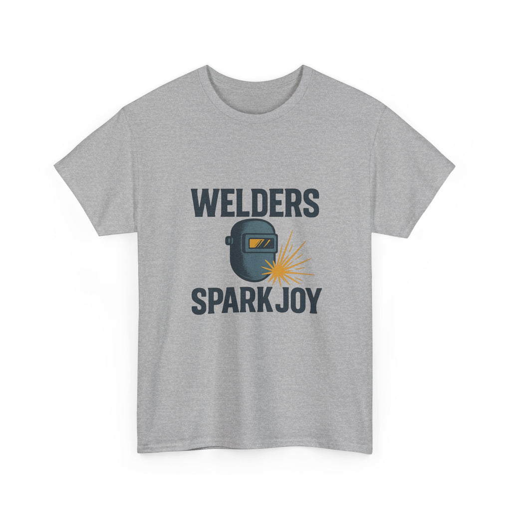 Welders Spark Joy Profession T-Shirt | Unique Gift | Graphic Tee