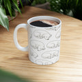 Delicate Sleeping Dogs Full Wrap Coffee Mug | Dogs Gift | Ceramic Mug