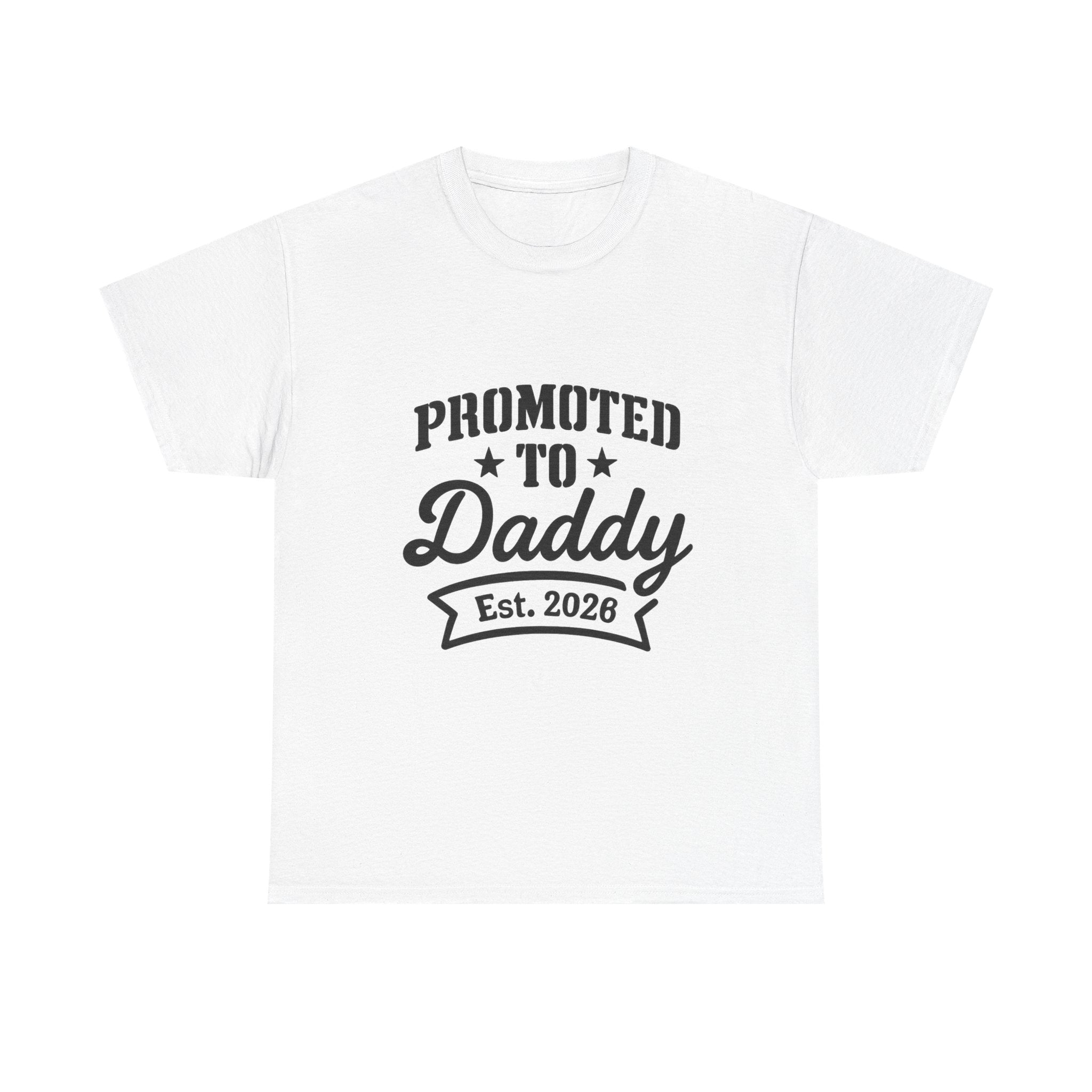 Promoted To Daddy New Dad T-Shirt | Gift for Dad | Graphic Tee