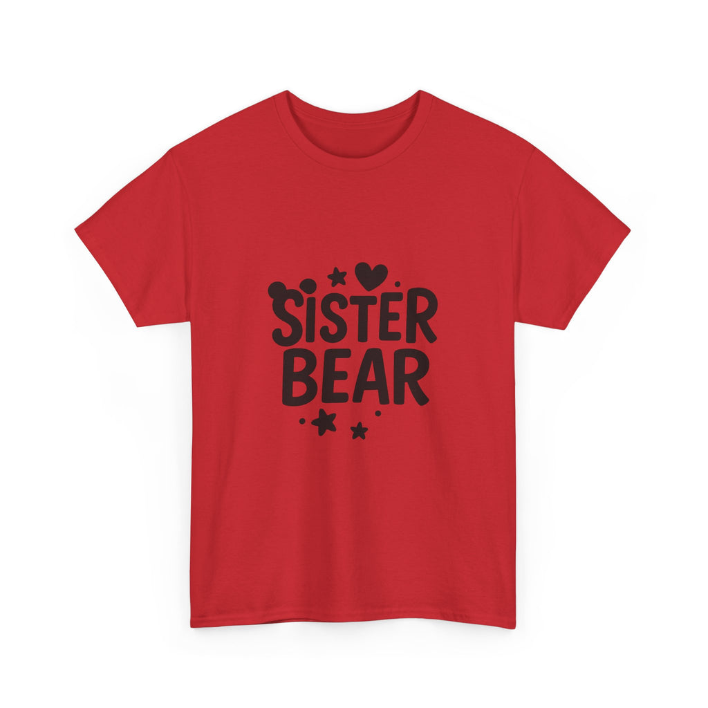 Sister Bear Proud Sister T-Shirt | Unique Gift | Graphic Tee