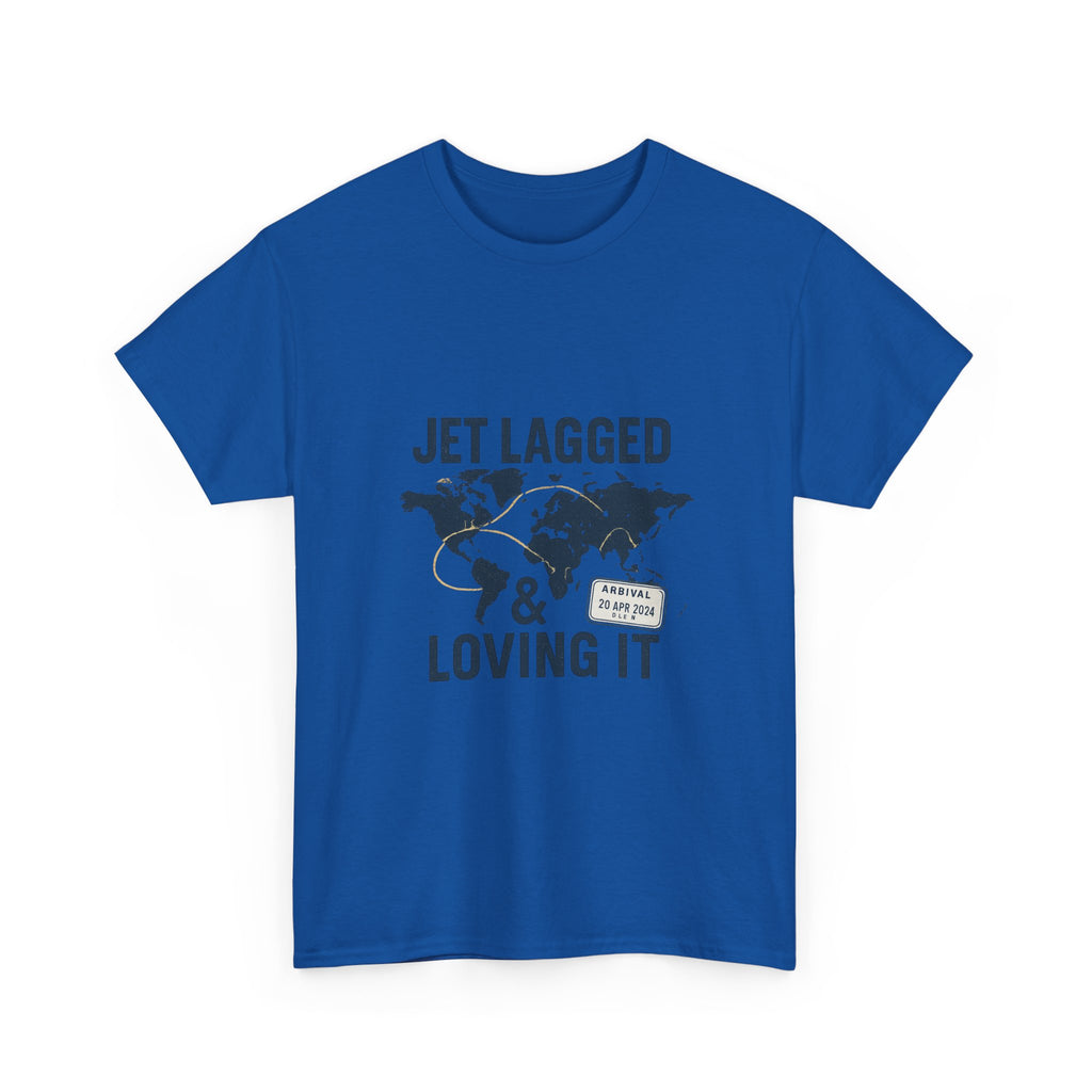 Travel Addict Jet Lagged And Loving It T-Shirt | Unique Gift | Graphic Tee