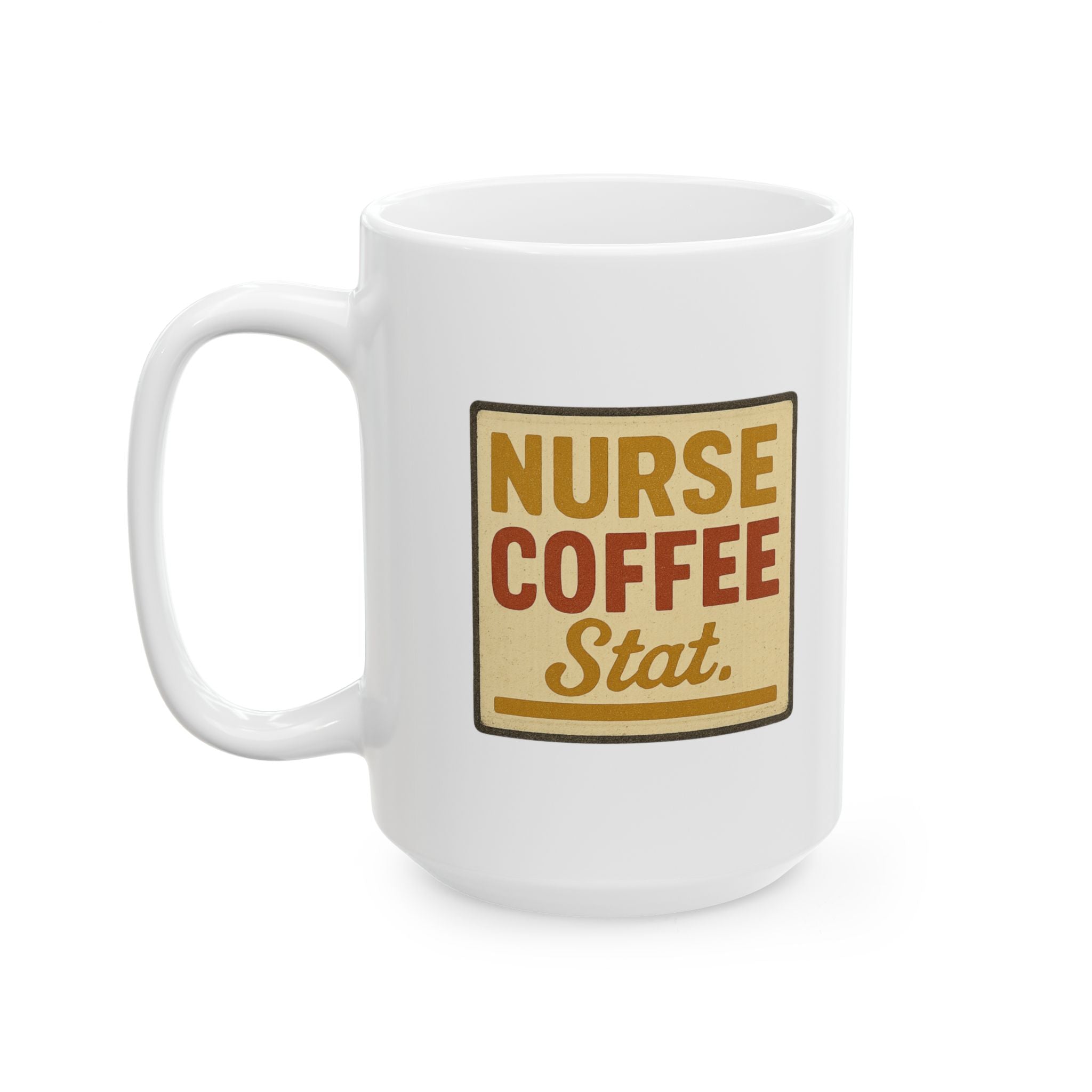 Nurse Running Low On Coffee Call Code Coffee Mug | Funny Nurse Humor | Ceramic Mug