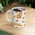 Vintage Cats With Yarn Full Wrap Coffee Mug | Cats Gift | Ceramic Mug
