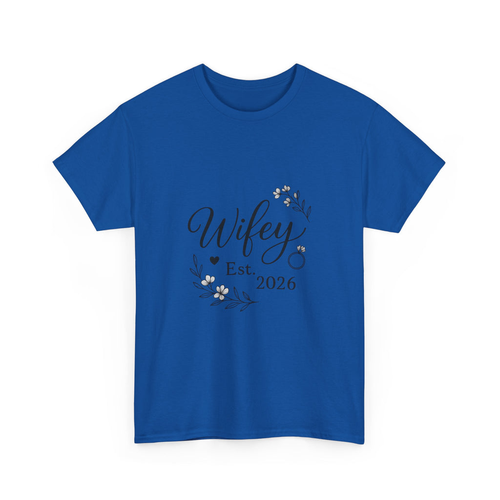 Wifey Est 2026 Bride T-Shirt | Unique Gift | Graphic Tee