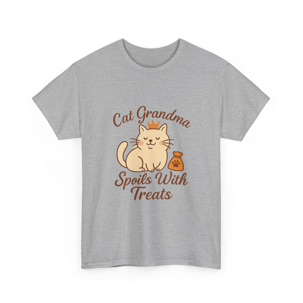 Cat Grandma Spoils With Treats T-Shirt | Cat Lover Gift | Graphic Tee