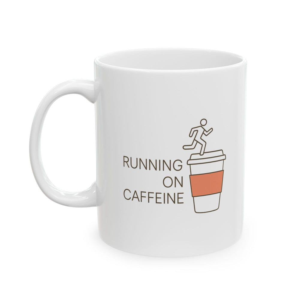 Fueled By Caffeine What Is Sleep Coffee Mug | Funny Caffeine Gift | Ceramic Mug