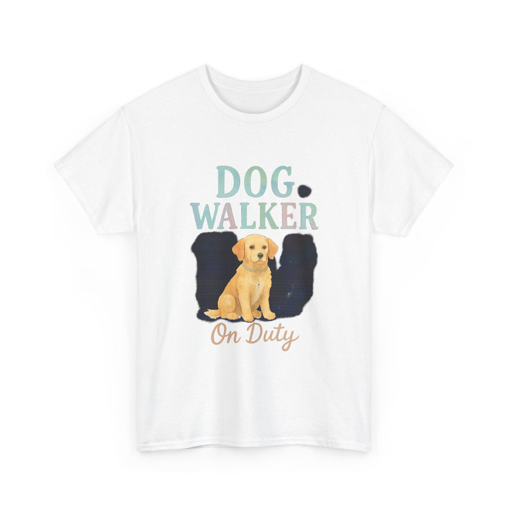 Dog Walker Powered By Coffee T-Shirt | Dog Walker Gift | Graphic Tee