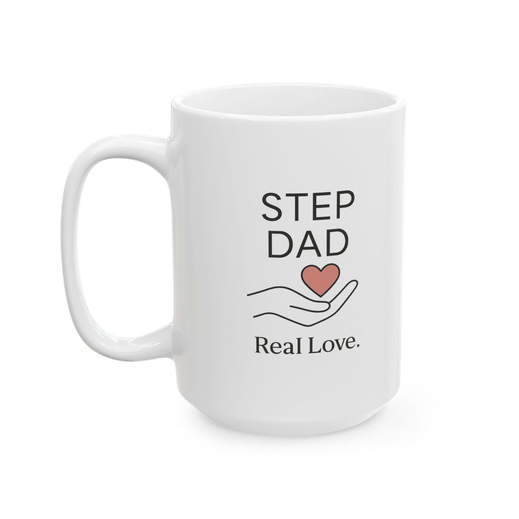 Proud Stepdad No Bio Required Coffee Mug | Funny Stepdad Gift | Ceramic Mug