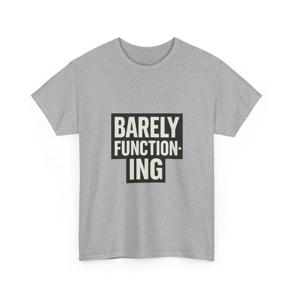 System Status Barely Online Send Coffee T-Shirt | Funny Gift | Graphic Tee