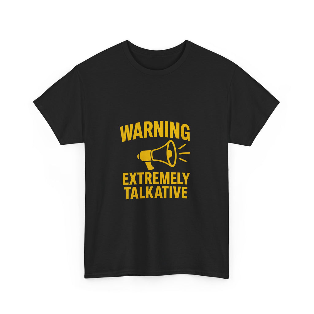 Extrovert Warning Extremely Talkative T-Shirt | Unique Gift | Graphic Tee