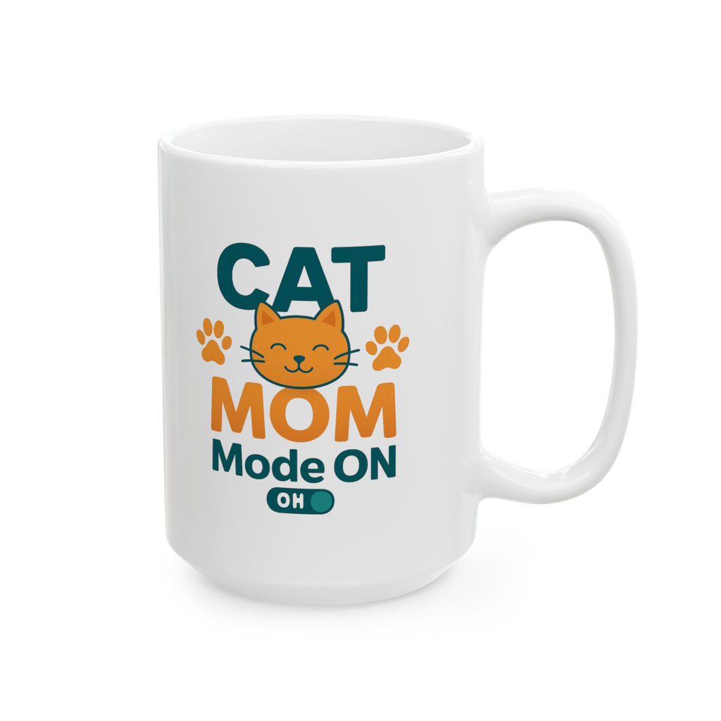 This Home Is Run By Cats Coffee Mug | Cat Mom Gift | Ceramic Mug