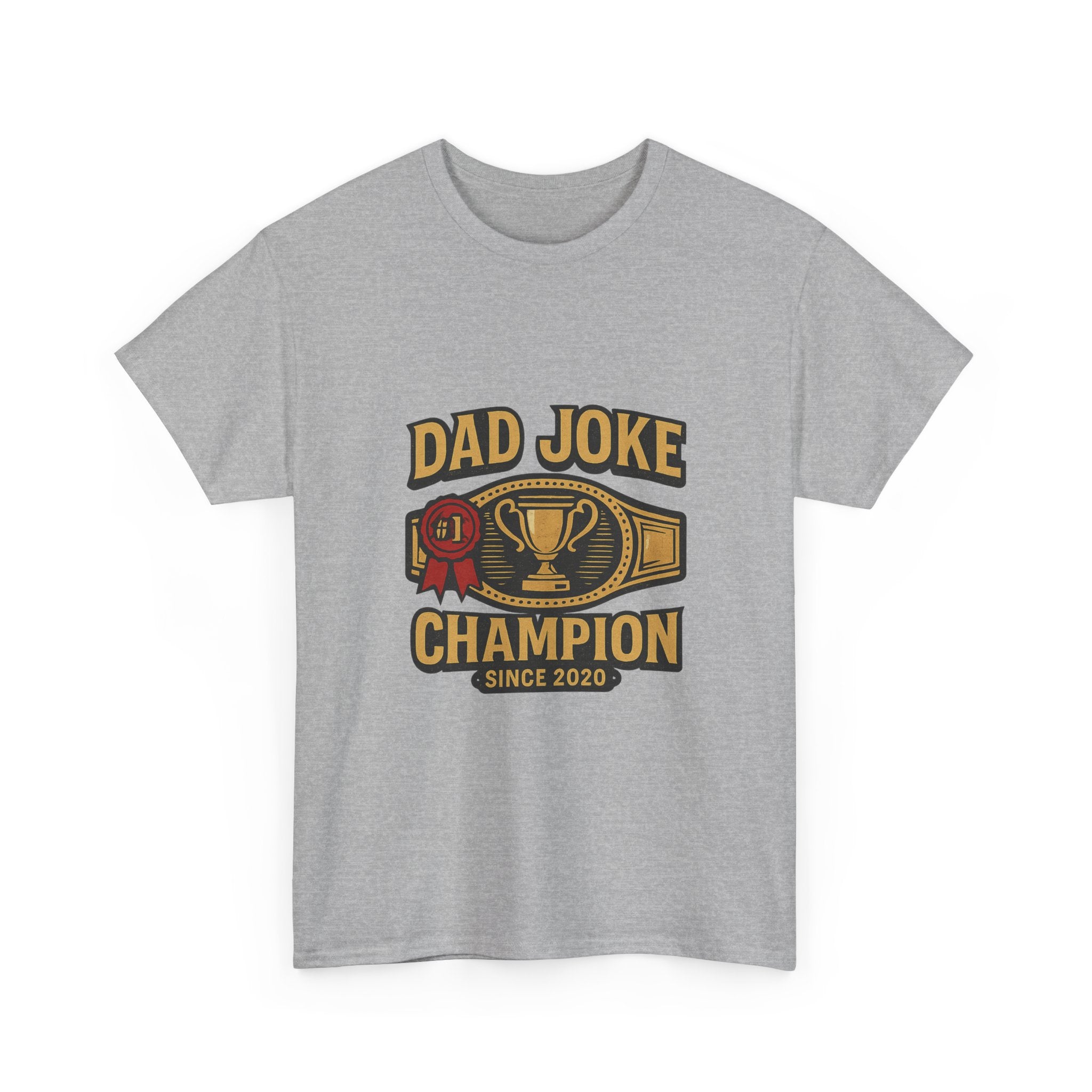 Dad Joke Champion Since 2020 T-Shirt | Gift for Dad | Graphic Tee