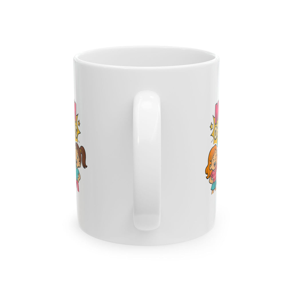 Outnumbered By Sass Mom Of Girls Coffee Mug | Funny Mom Gift | Ceramic Mug