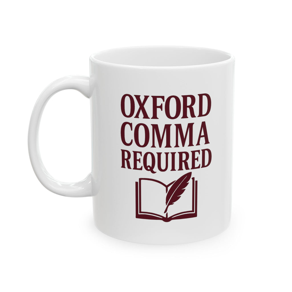 English Teacher Oxford Comma Required Coffee Mug | Teacher Gift | Ceramic Mug