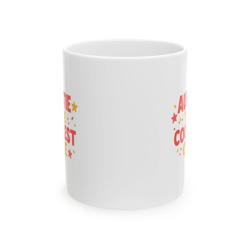 Auntie The Coolest One In The Family Coffee Mug | Unique Gift | Ceramic Mug
