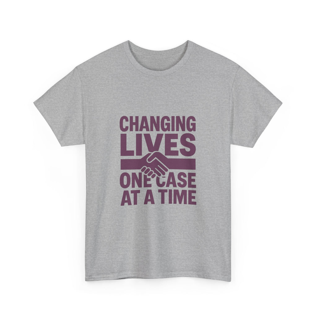 Social Worker Changing Lives One Case At A Time T-Shirt | Unique Gift | Graphic Tee