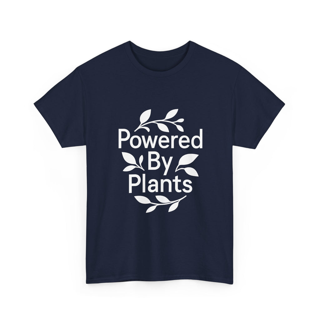 Powered By Plants Vegan T-Shirt | Unique Gift | Graphic Tee