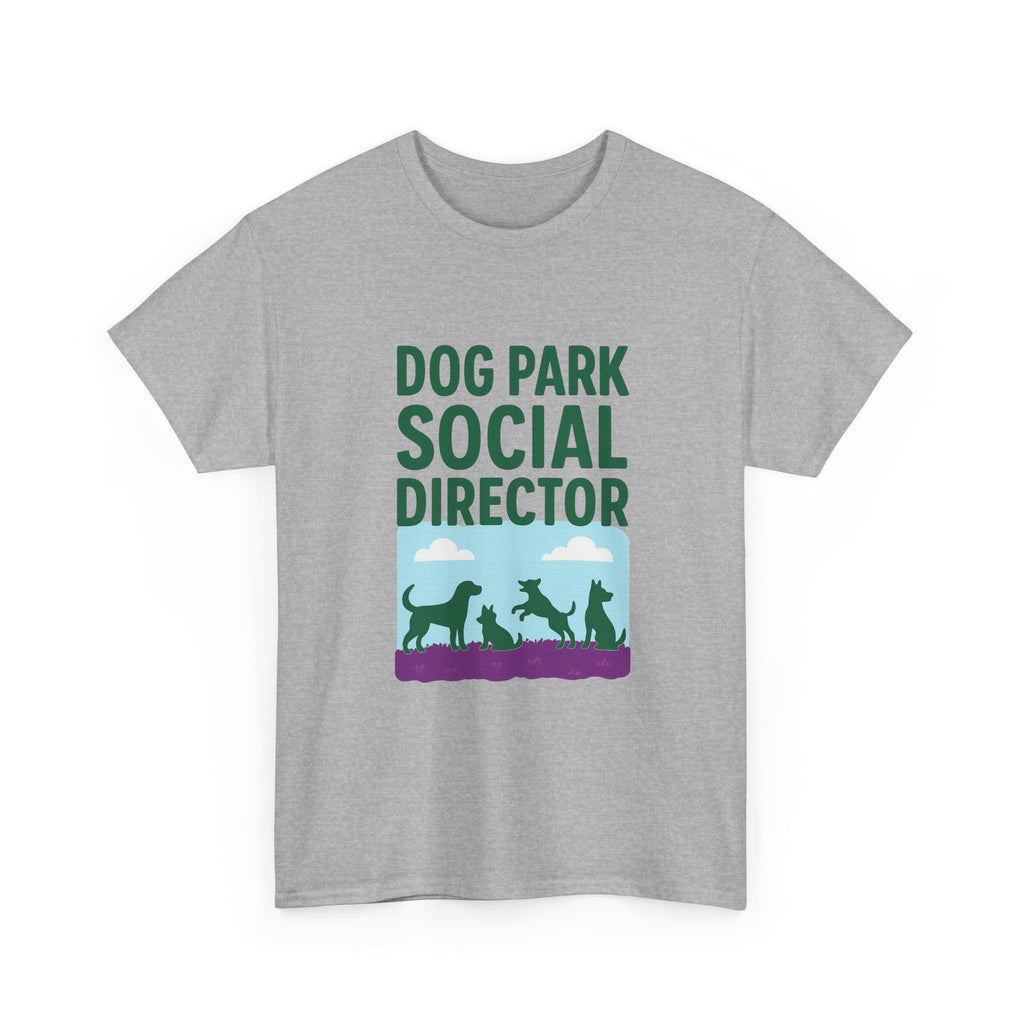 Dog Park Social Director T-Shirt | Dog Lover Gift | Graphic Tee