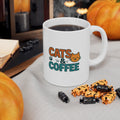 Coffee First Cats Forever Coffee Mug | Cat And Coffee Lover | Ceramic Mug