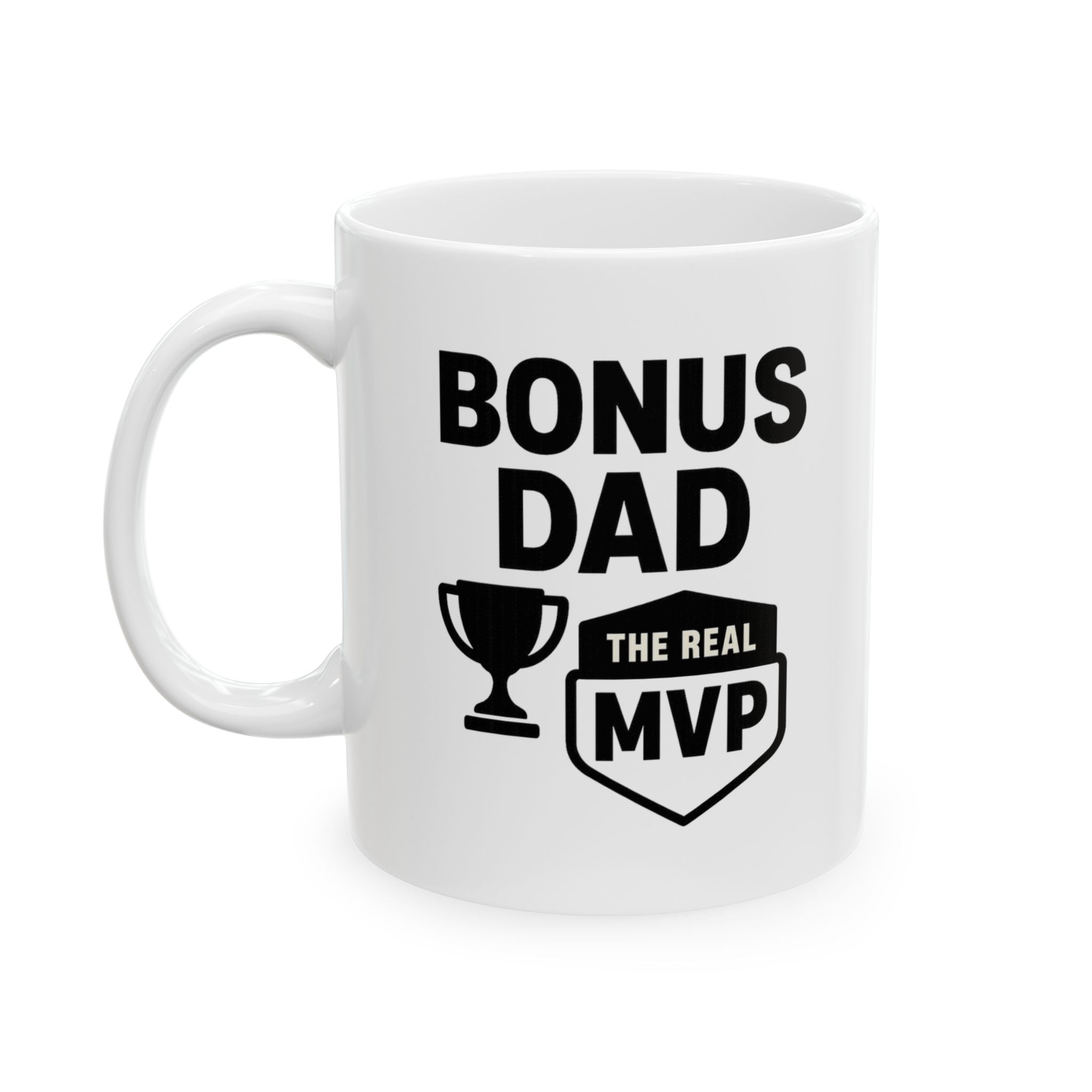 Bonus Dad Stepdad Hero Coffee Mug | Gift for Dad | Ceramic Mug