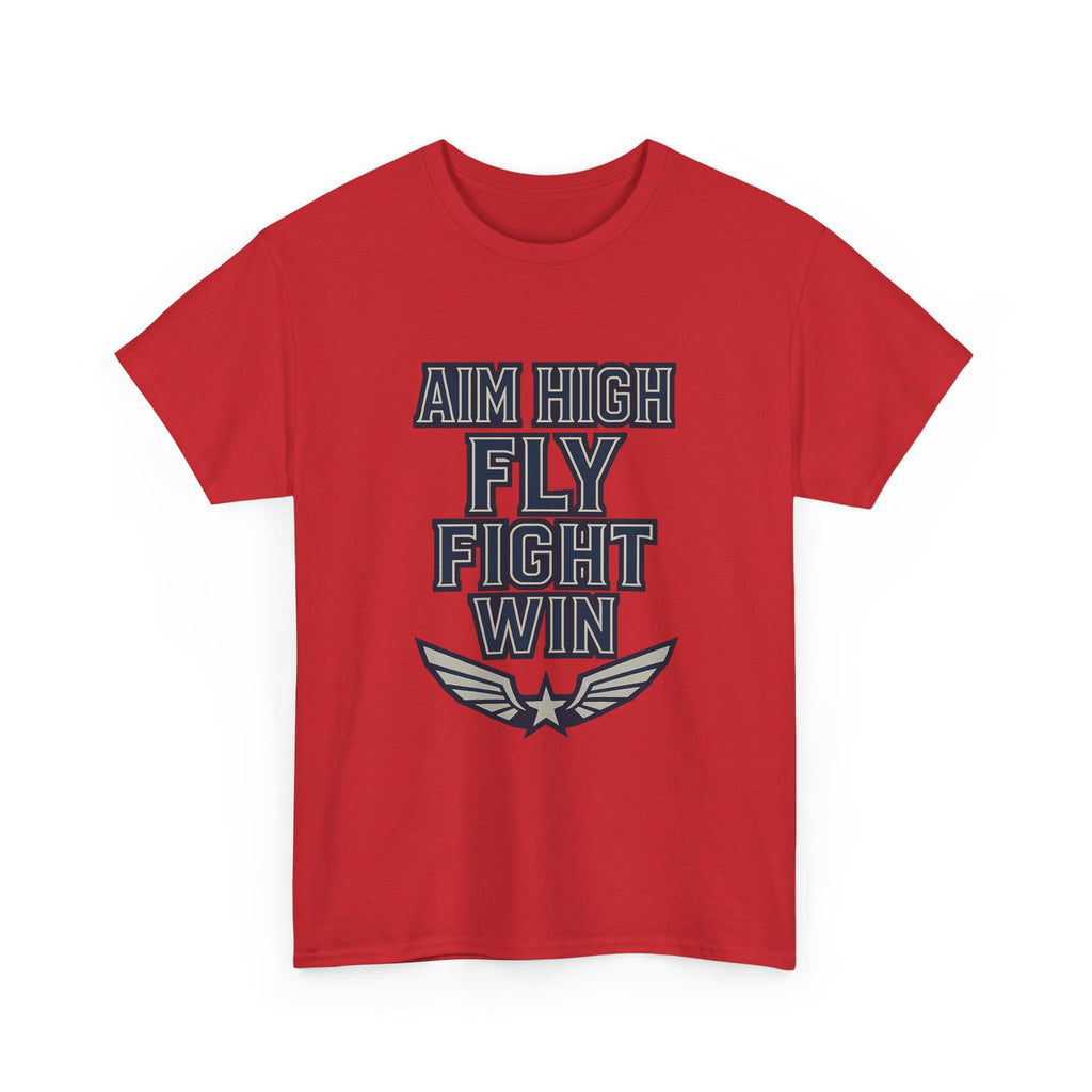 Air Force Veteran Aim High Fly Fight Win T-Shirt | Veteran Gift | Graphic Tee