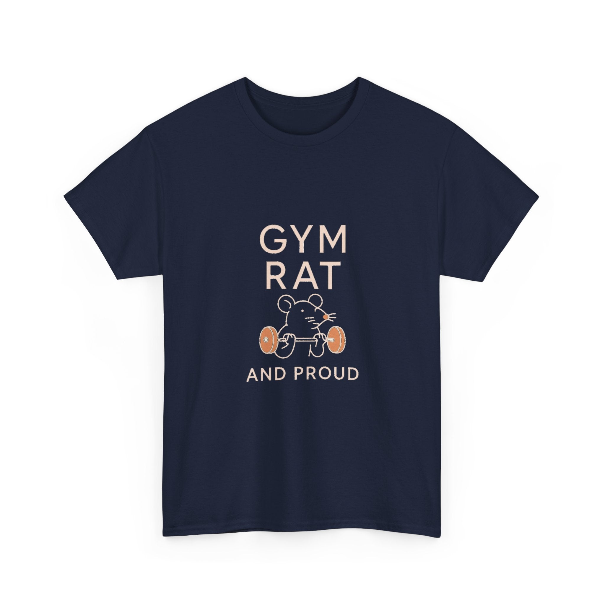 Full Time Gym Rat Part Time Human T-Shirt | Funny Fitness Humor | Graphic Tee