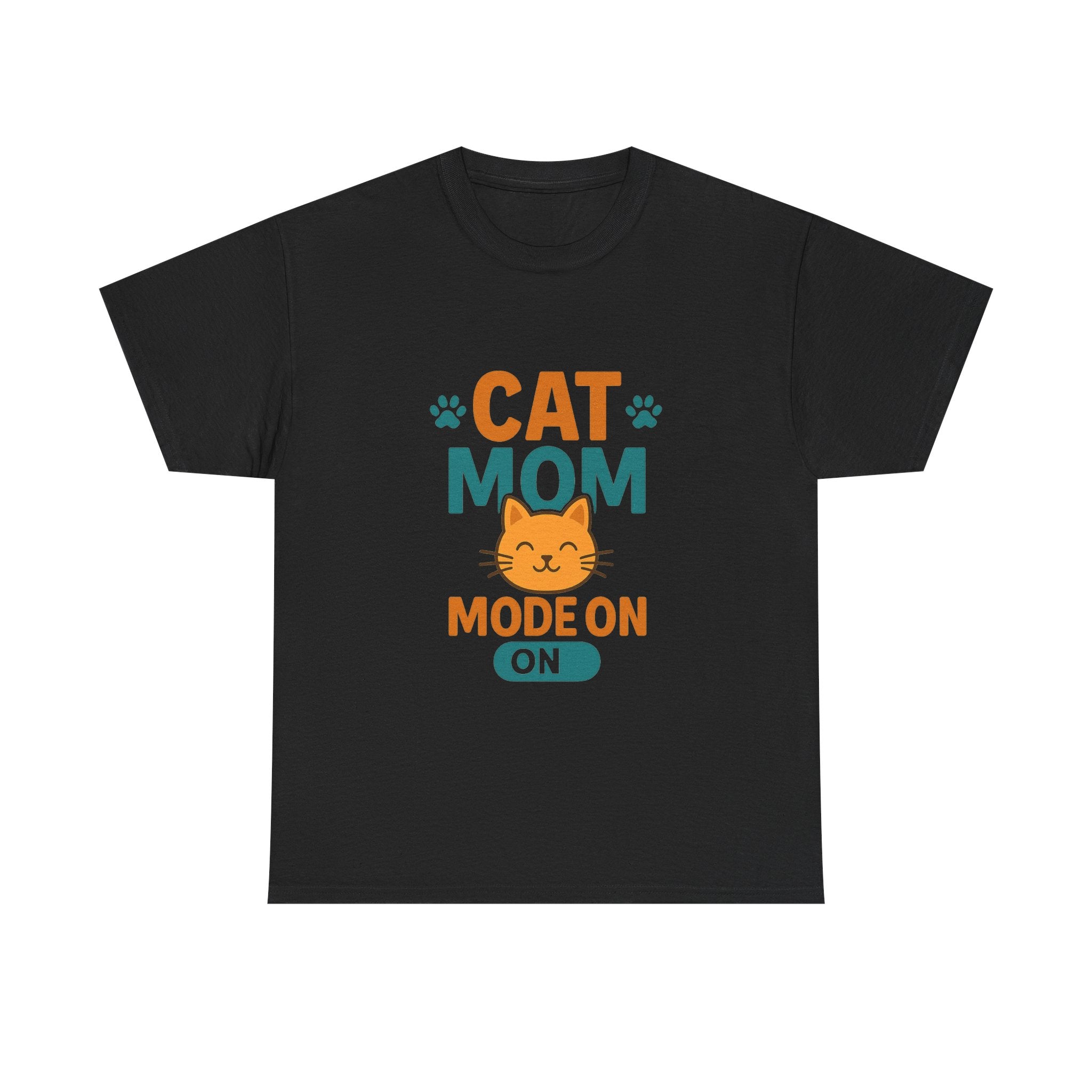 Fueled By Coffee And Cat Cuddles T-Shirt | Cat Mom Gift | Graphic Tee