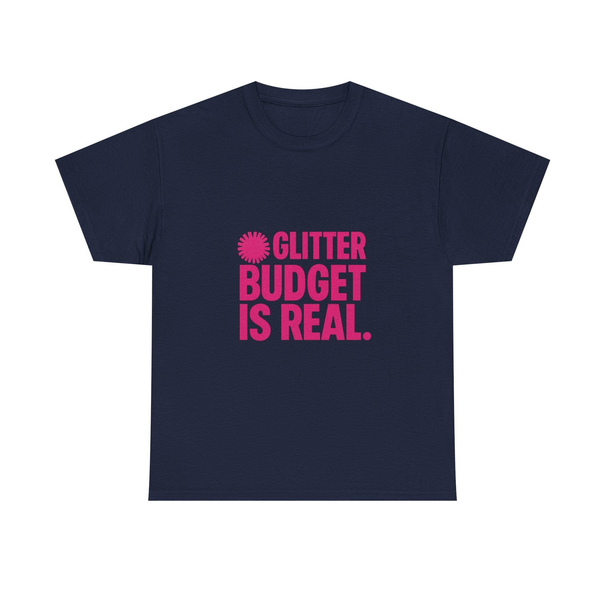 Cheer Mom Glitter Budget Is Real T-Shirt | Gift for Mom | Graphic Tee