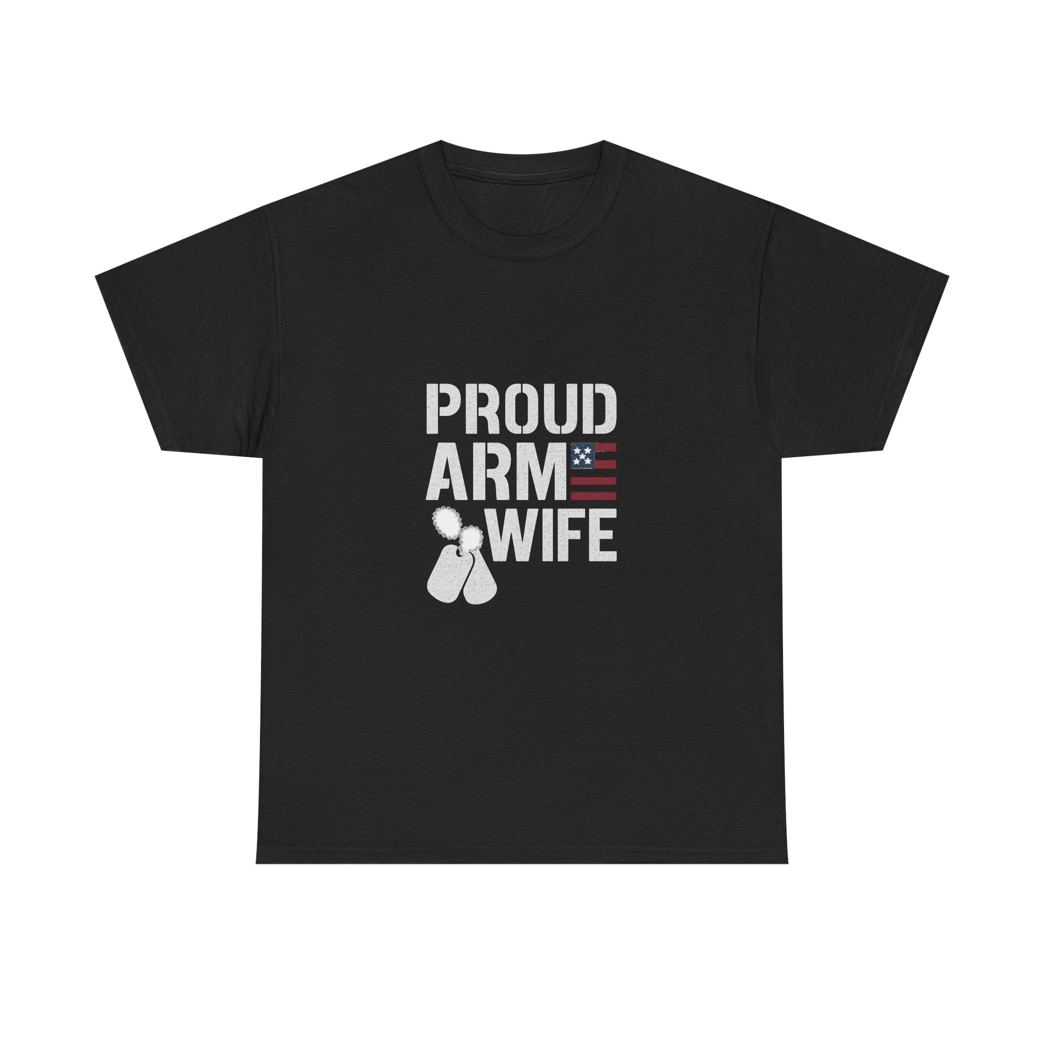 Proud Army Wife Military T-Shirt | Unique Gift | Graphic Tee