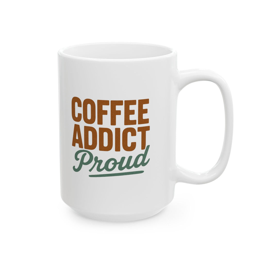 Coffee Addict In Recovery Just Kidding Coffee Mug | Funny Gift | Ceramic Mug