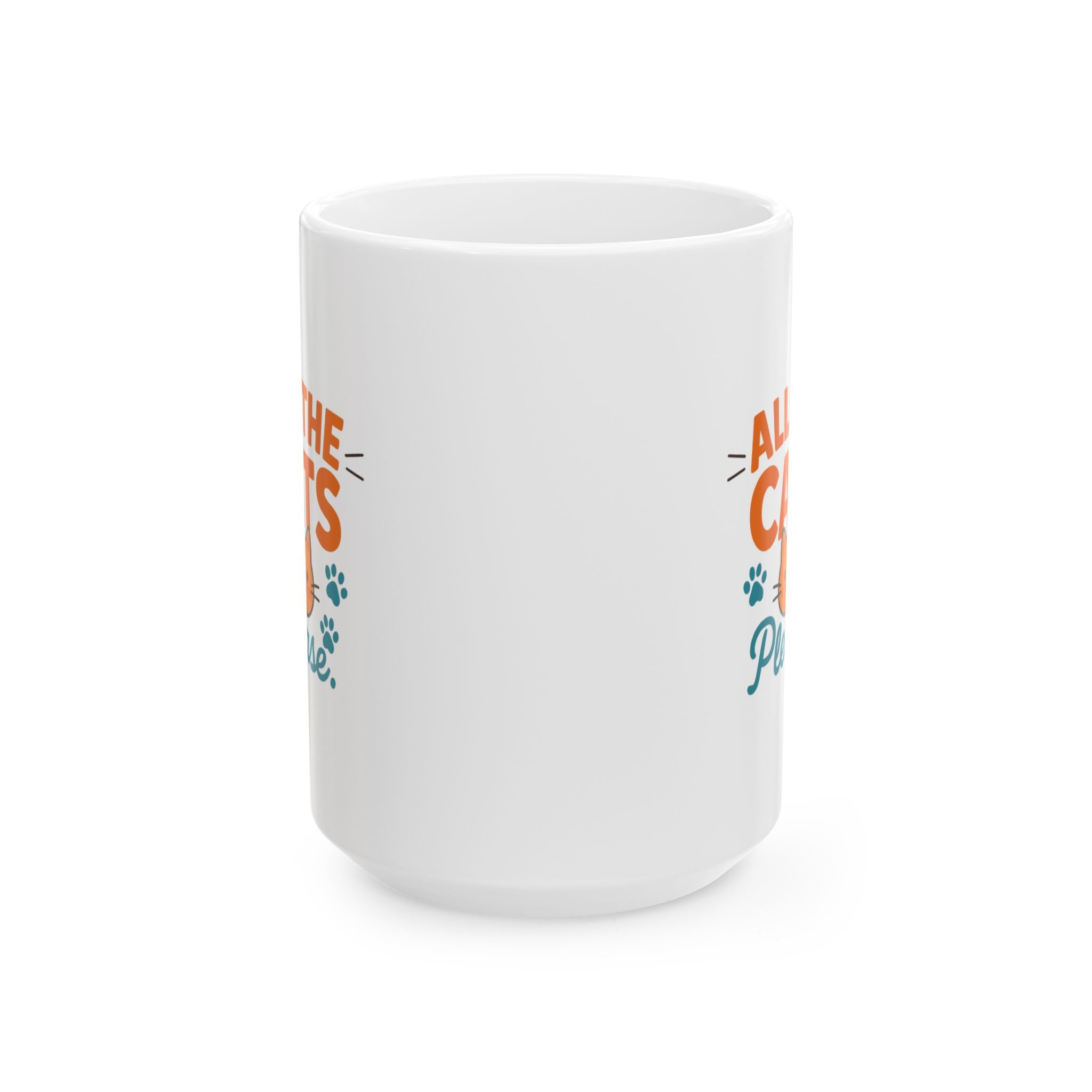 My Cats Have A Staff Me Coffee Mug | Multiple Cats Humor | Ceramic Mug