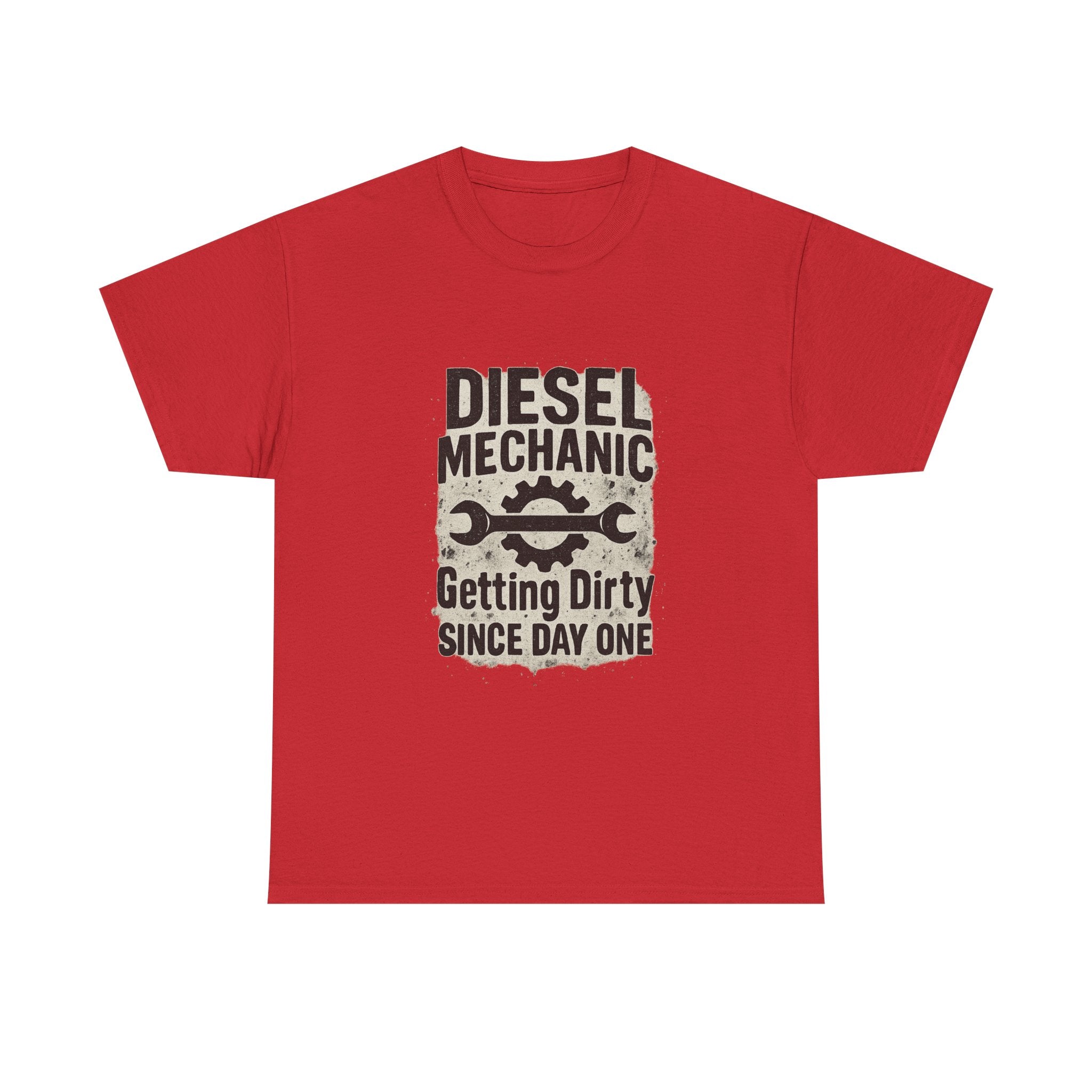 Diesel Mechanic Getting Dirty Since Day One T-Shirt | Mechanic Gift | Graphic Tee