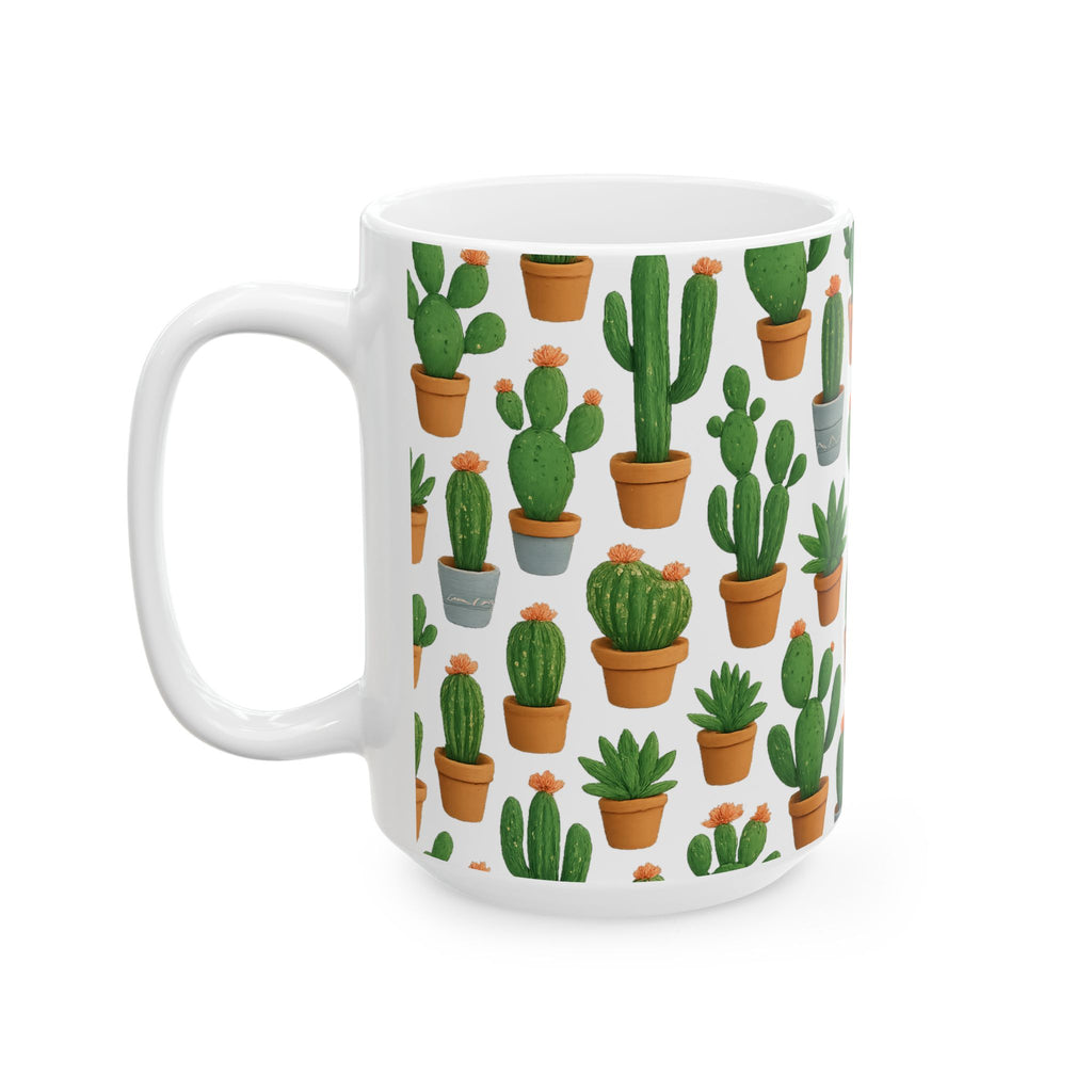 Potted Succulents Coffee Mug | Unique Gift | Ceramic Mug