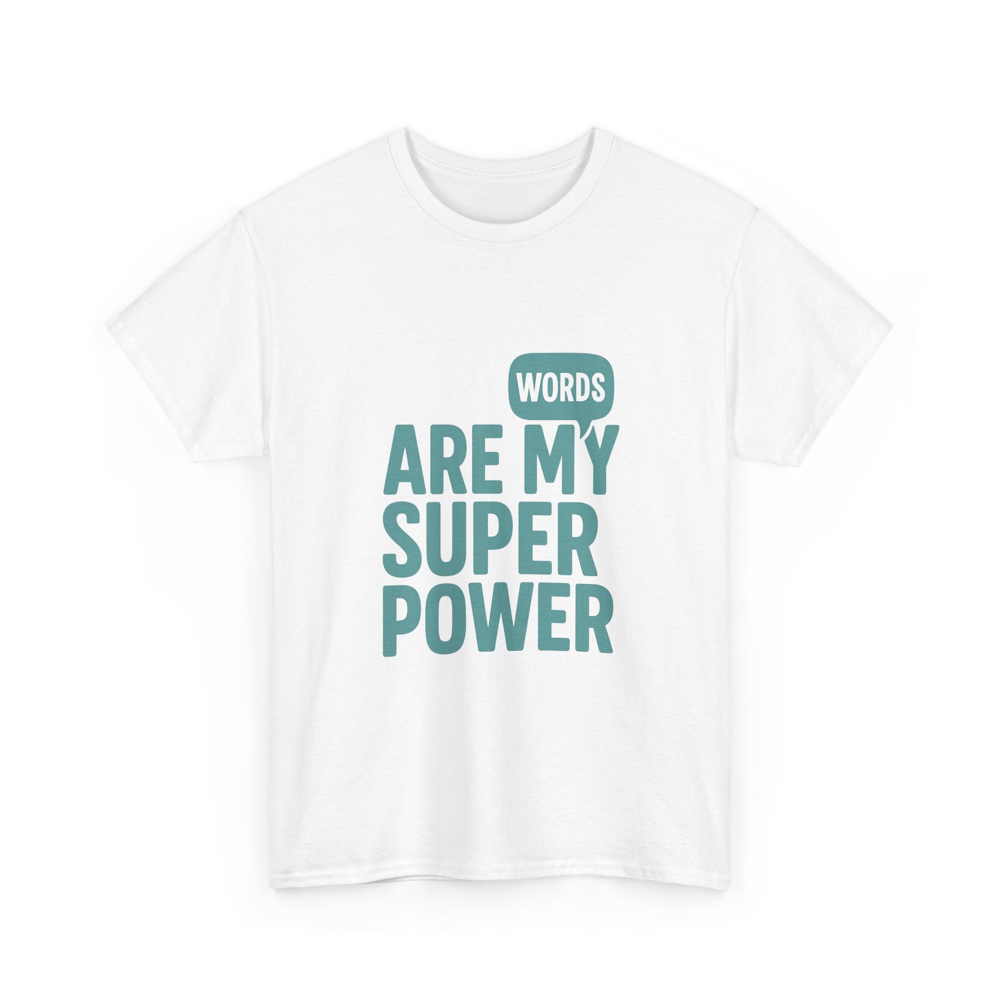 Speech Therapist Words Are My Superpower T-Shirt | Unique Gift | Graphic Tee