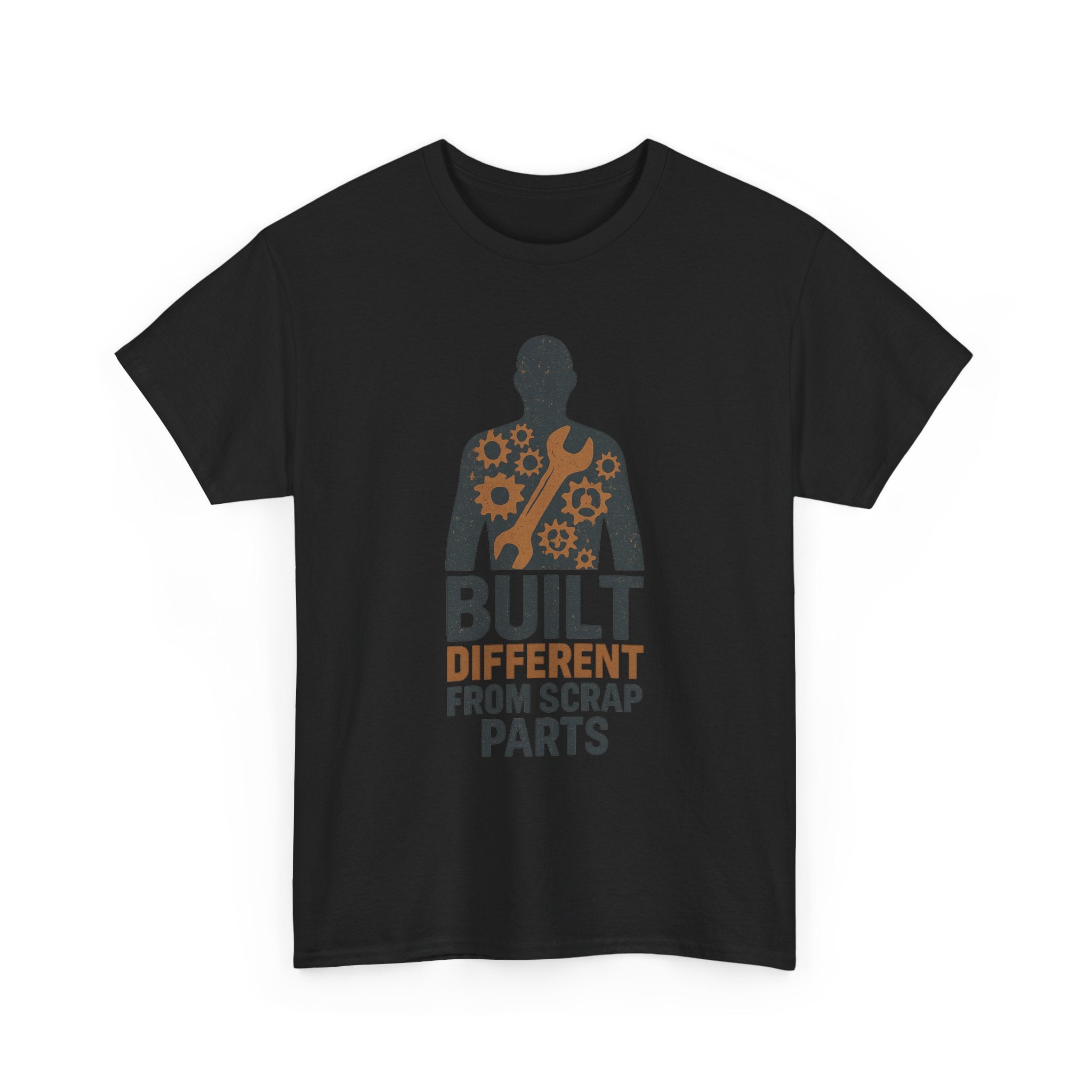 Built Different From Scrap Parts T-Shirt | Unique Gift | Graphic Tee