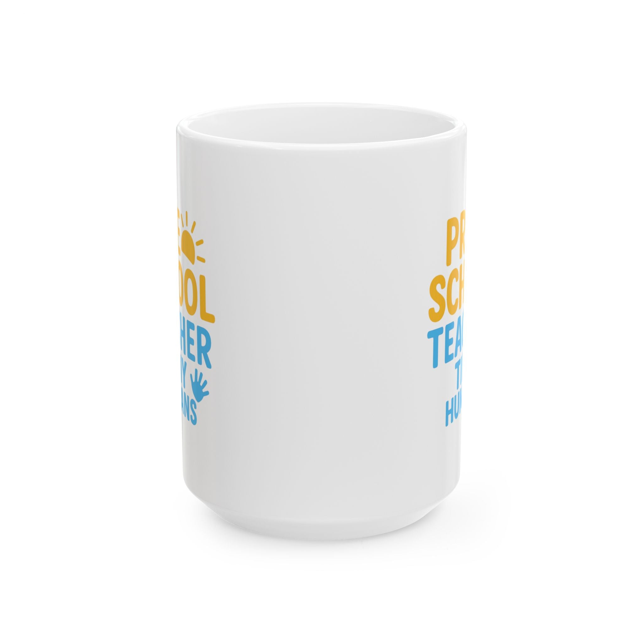 Preschool Teacher Tiny Humans Enormous Patience Coffee Mug | Teacher Gift | Ceramic Mug